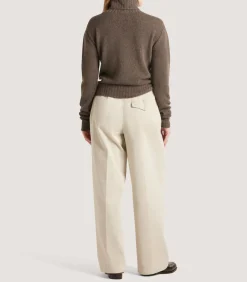 Women'S Cashmere Turtleneck Sweater With Chest Pocket*Purdey Shop