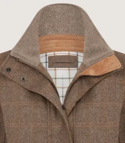 Women'S Cashmere Tweed Raglan Field Coat*Purdey Clearance