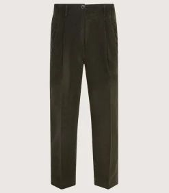 Women'S Double Pleat Trouser In Loden*Purdey Outlet