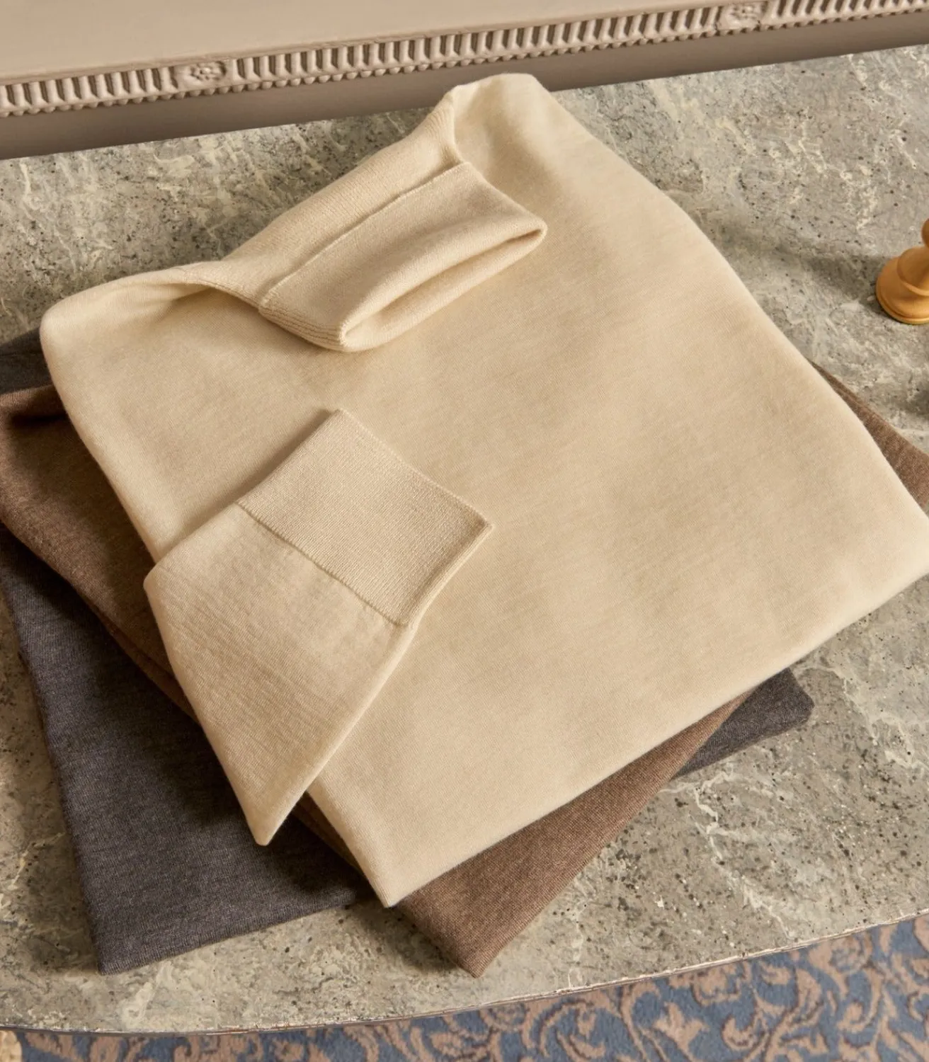 Women'S Extra Fine Worsted Cashmere Turtleneck*Purdey Best
