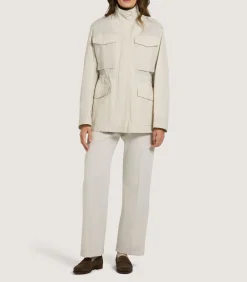 Women'S Field Jacket In Oatmeal*Purdey Discount