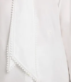 Women'S Lace Stand Collar Shirt*Purdey Discount