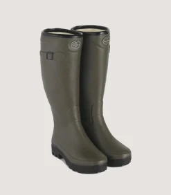 Women'S Le Chameau Country Wool Lined Boot In Dark Green*Purdey Outlet