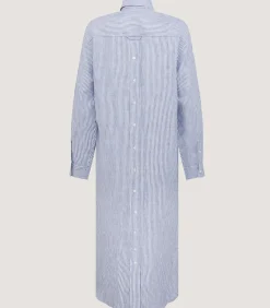 Women'S Linen Oxford Stripe Dress*Purdey Sale