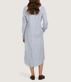 Women'S Linen Oxford Stripe Dress*Purdey Sale