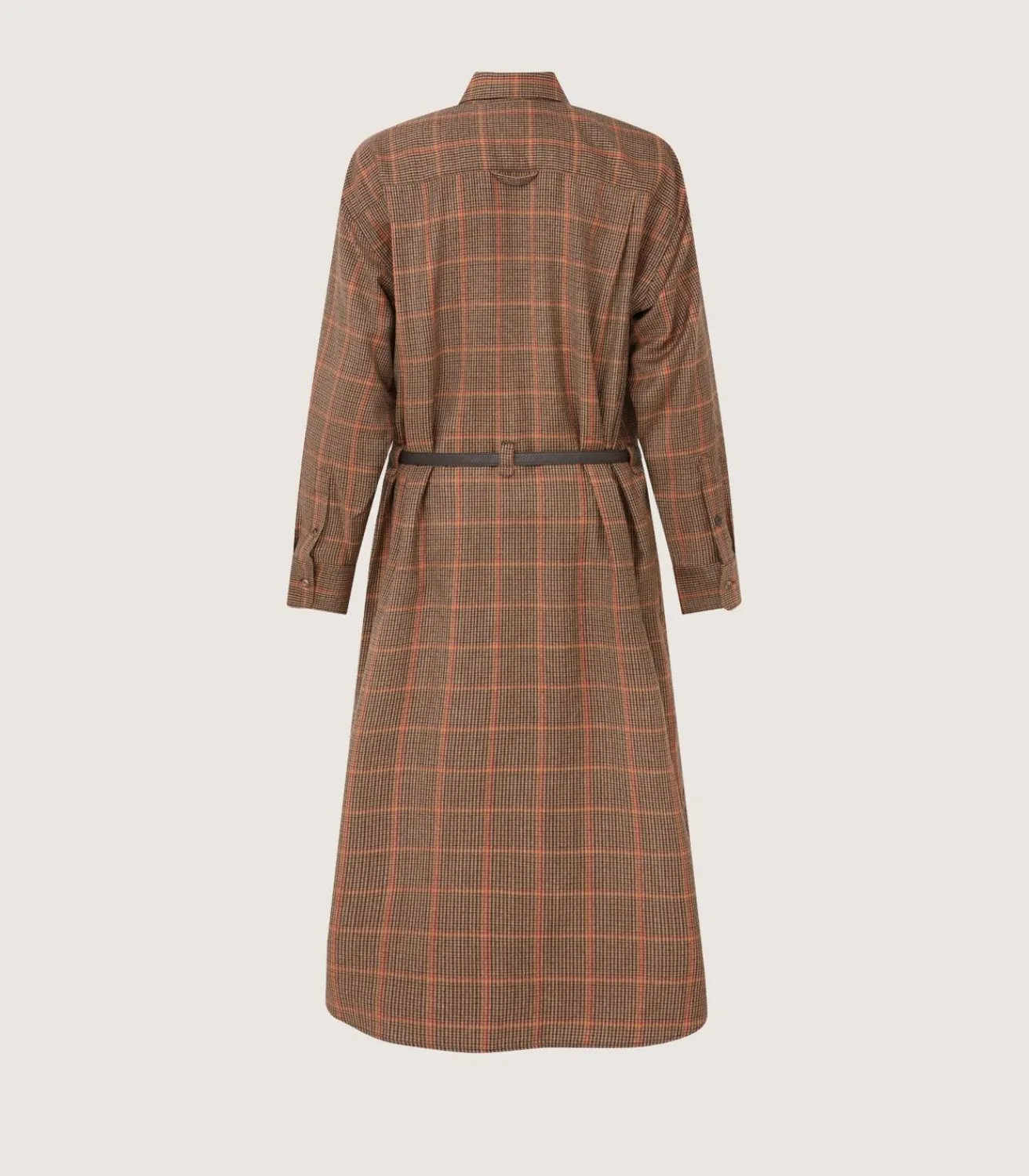 Women'S Merino Country Check Shirt Dress*Purdey Cheap