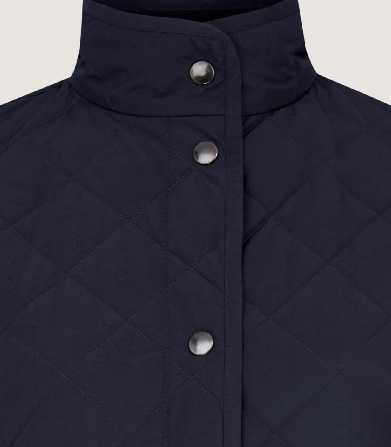 Women'S Navy Quilted Jacket*Purdey Cheap
