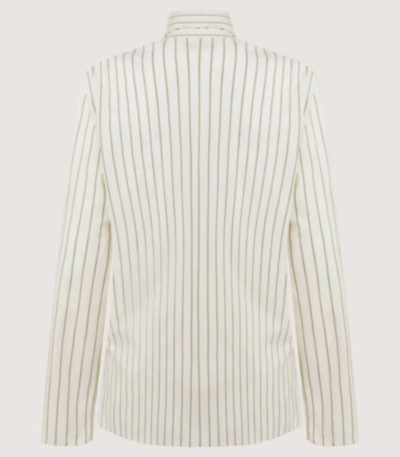 Women'S Scarf Neck Blouse In Pale Stone*Purdey Hot