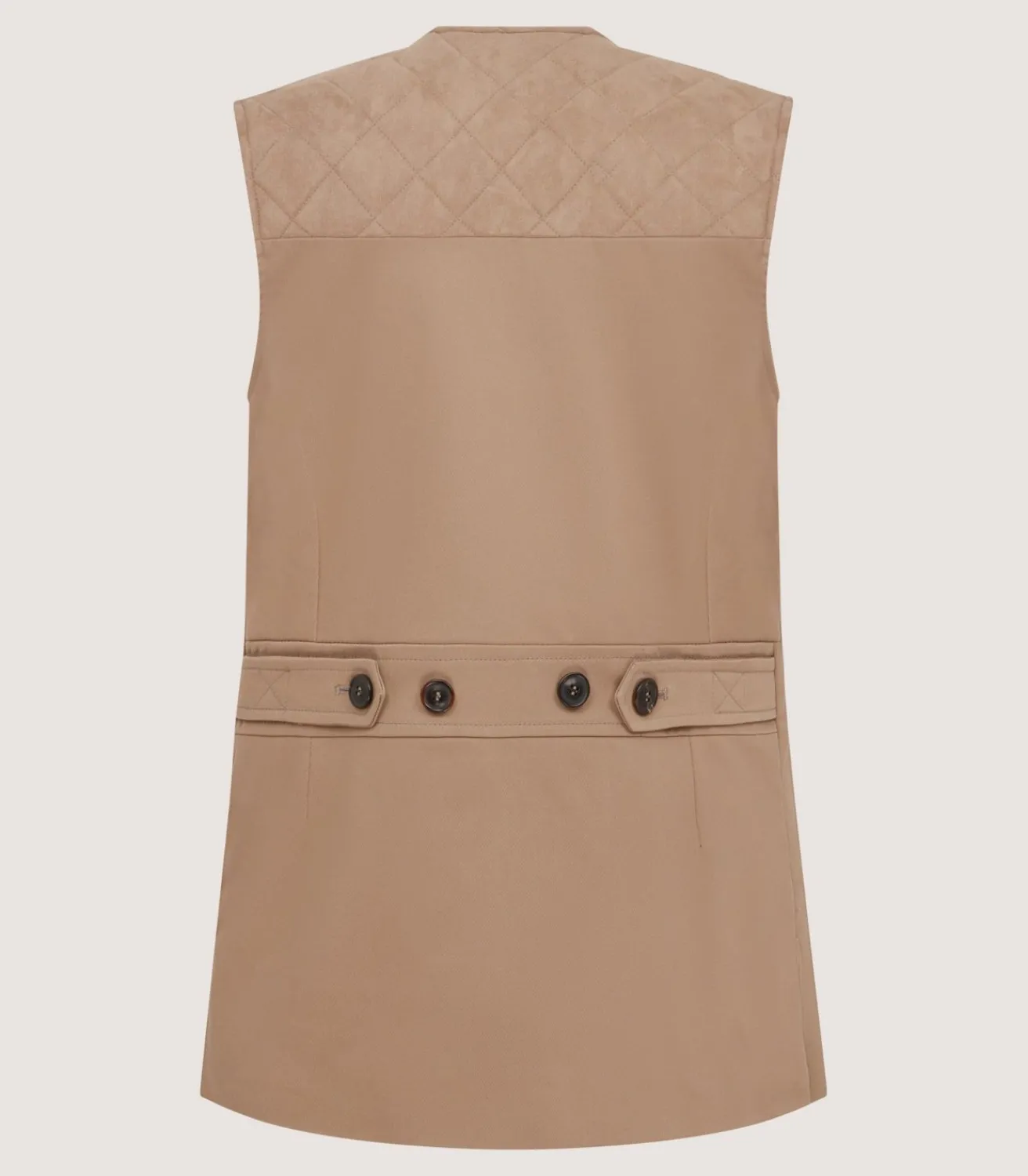 Women'S Summer Cotton Sporting Vest In Dark Taupe*Purdey Online