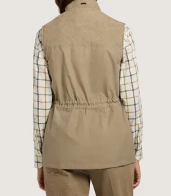 Women'S Summer Cotton Sporting Vest In Dark Taupe*Purdey Online